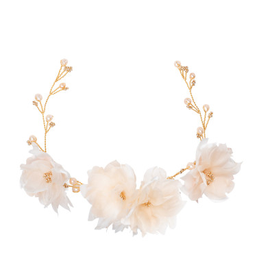 Opaska złota VINE PINK