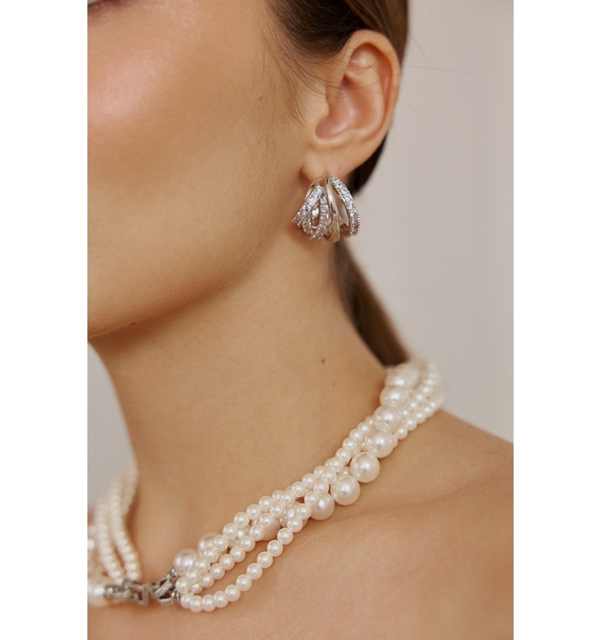 Kolczyki srebrne ELISE