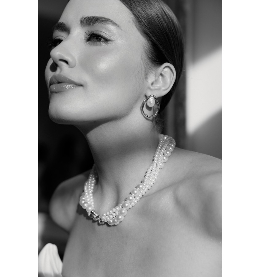 Kolczyki srebrne VERDA