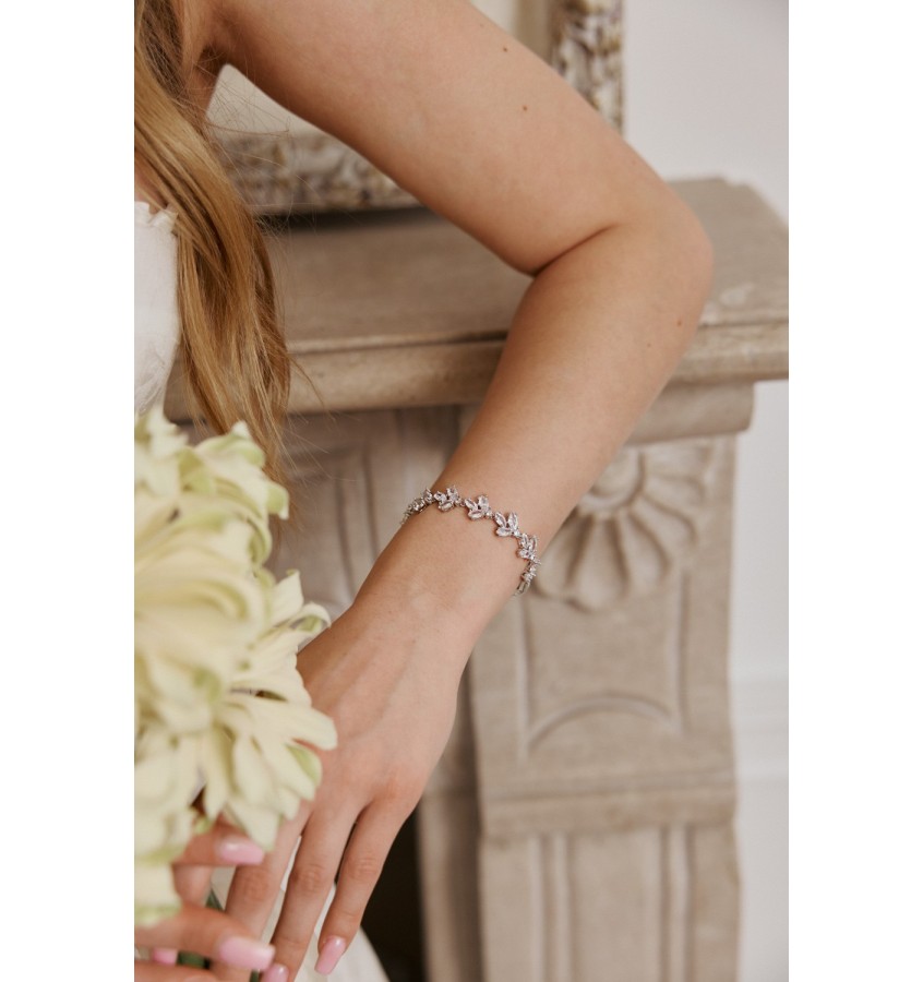 Bransoletka srebrna AMARA