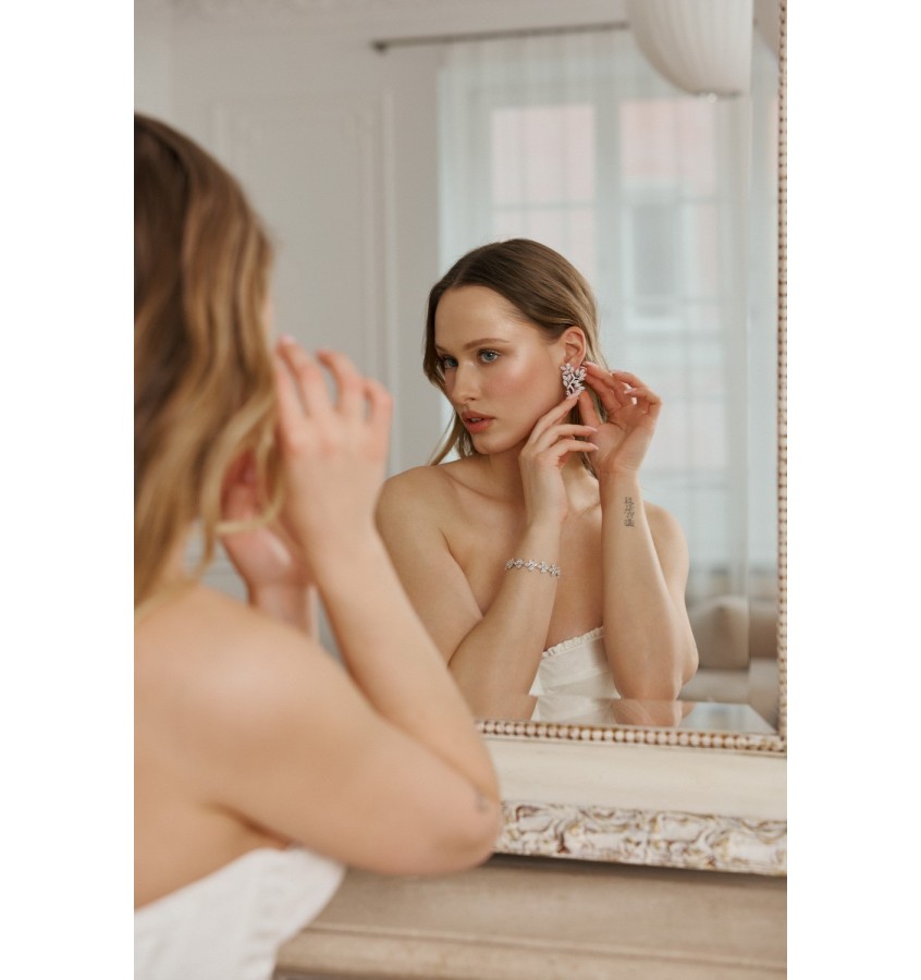 Bransoletka srebrna AMARA