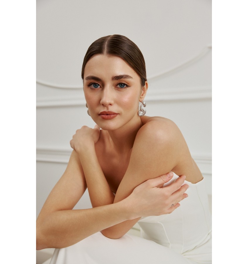 Kolczyki srebrne VINTA