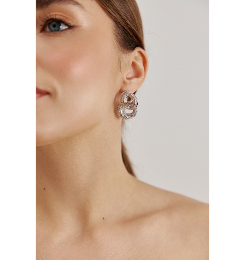 Kolczyki srebrne LYRA