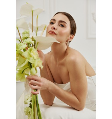 Kolczyi srebrne AURA